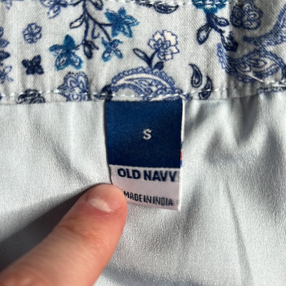 Old Navy Puff Sleeve Paisley Print Dress - Picture 3 of 3